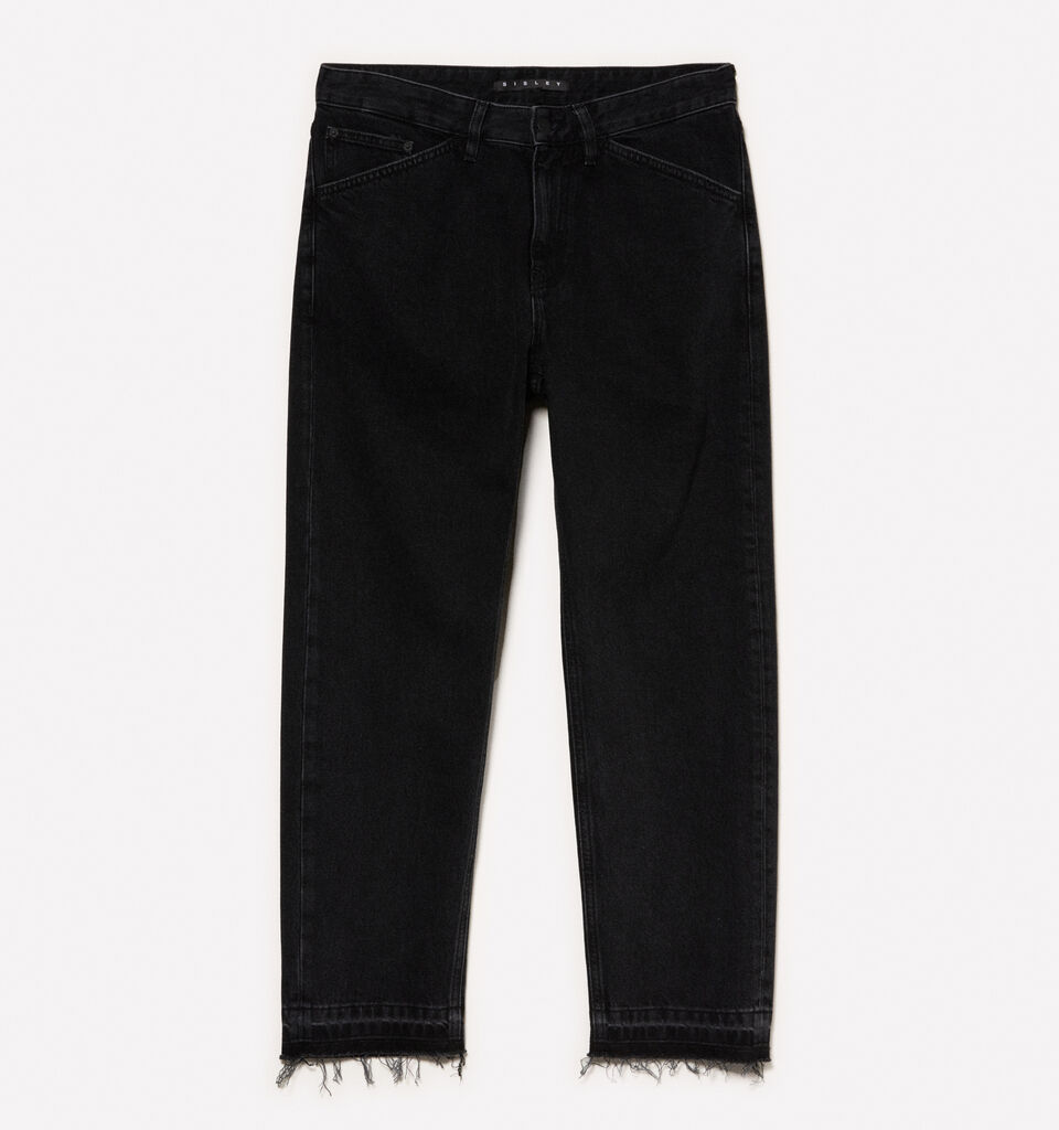 Black regular fit jeans with pockets - men's regular fit jeans - Black | Sisley image number 5